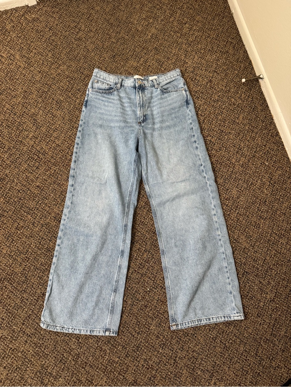 Westbound Light Blue Wide Leg Jeans